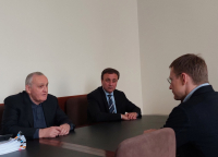 Премьер Абхазии Александр Анкваб и замминистра финансов РФ Алексей Сазанов обсудили перспективы двустороннего сотрудничества