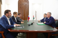 Президент Абхазии Бадра Гунба встретился с Руководителями Управления Президента России